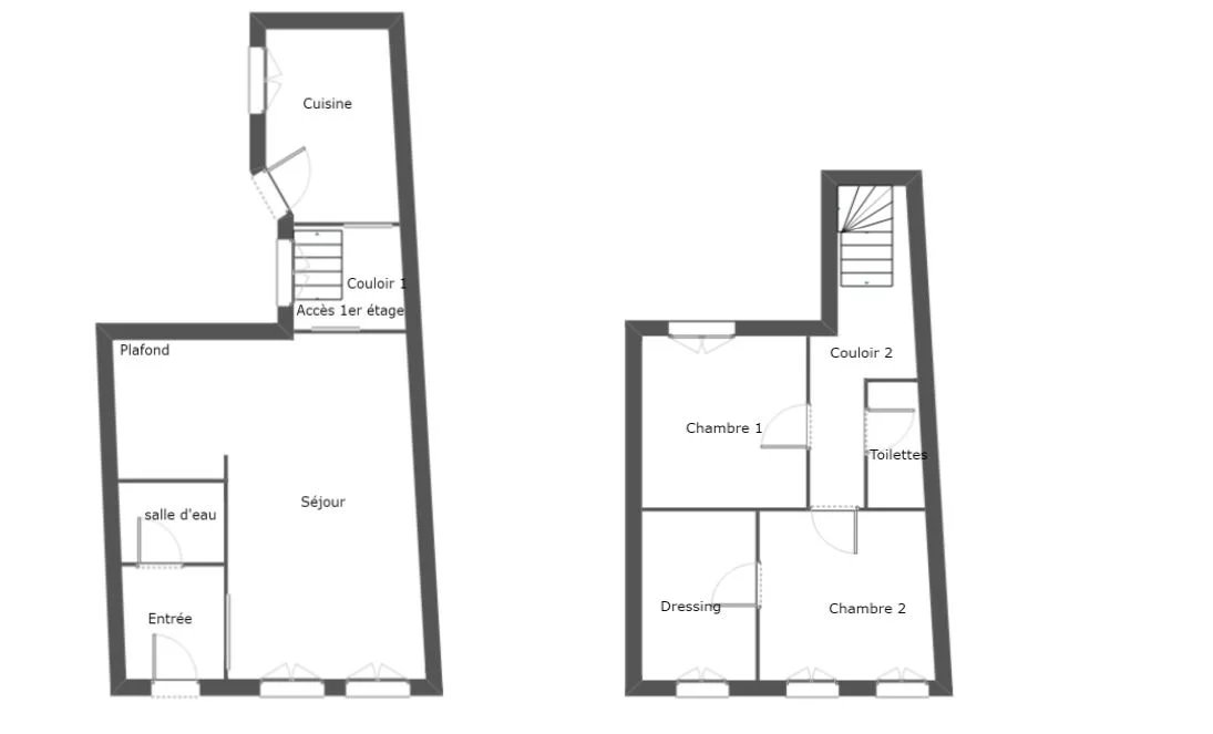 Vente immeuble locatif Soissons 4 apparts + 1 maison 