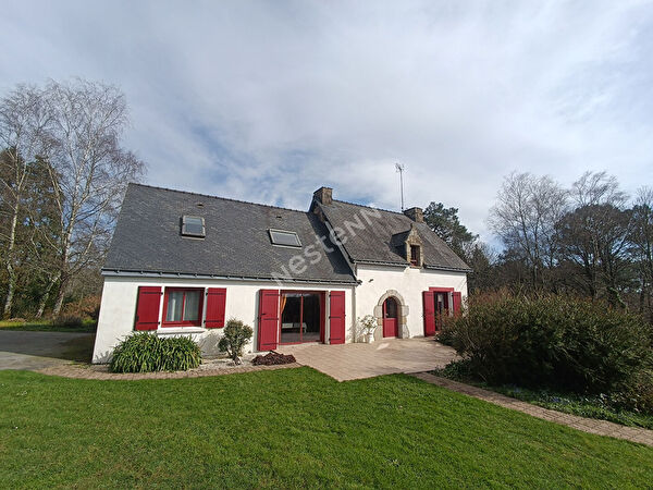 MEUCON proche Vannes Golfe du Morbihan, maison 141 m2 a vendre, 3 hectares, 5 chambres