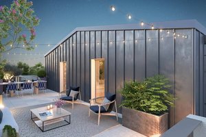 3 pièces attique sur terrasse de 30m²