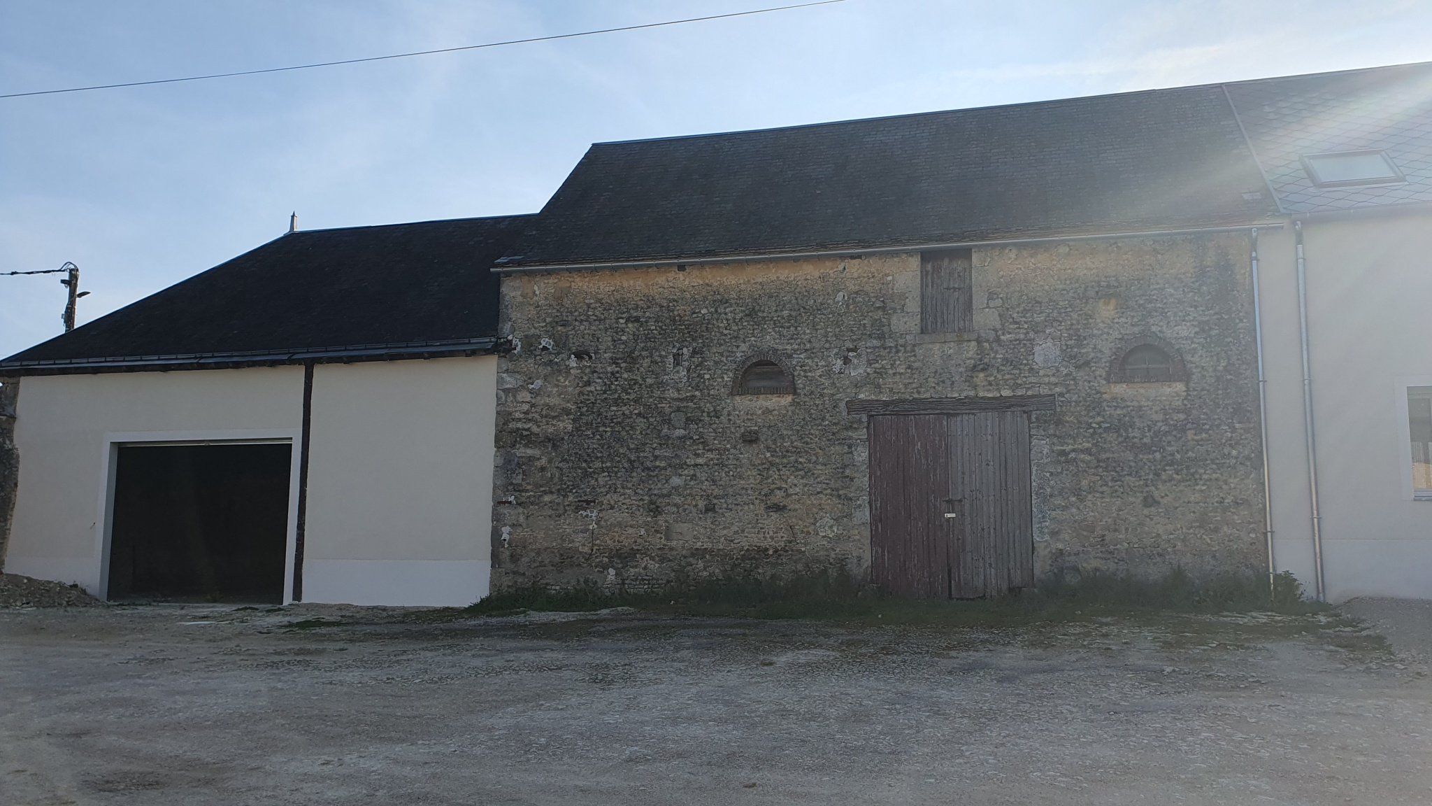 GUIGNEVILLE - Entrepôt/Grange/Stockage  - 163 m2 au sol avec