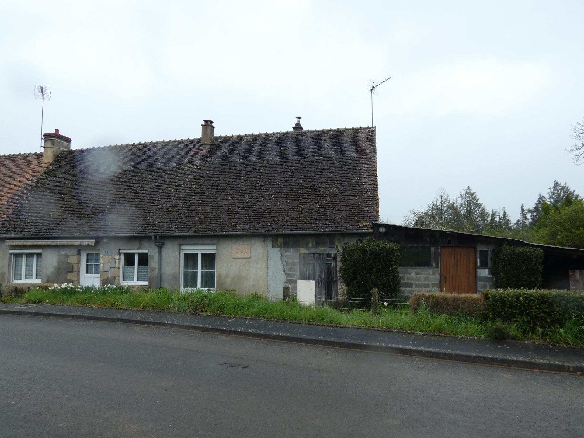 Champfleur: maison de 66m2 hab sur 2308m2 de terr.