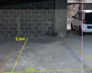 Parking de 12m² rue pixericourt/duée 75020 