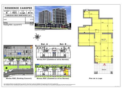 A Vendre VEFA , etang zabricot, RDC local 61,72m2