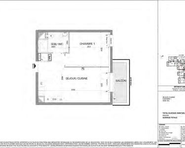 Appartement 2 pièces 40 m² 