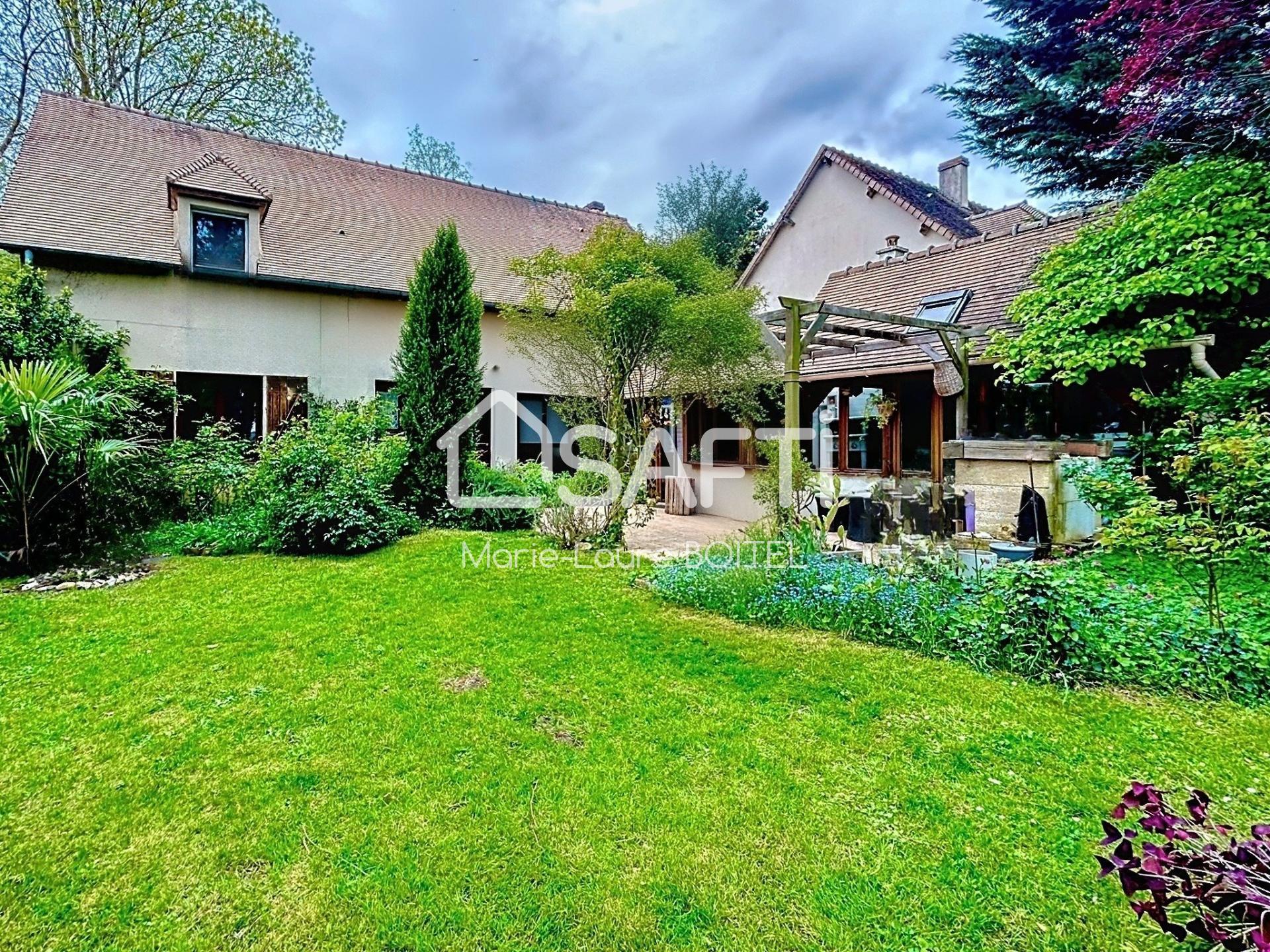 Maison d'architecte dans un environnement champêtre