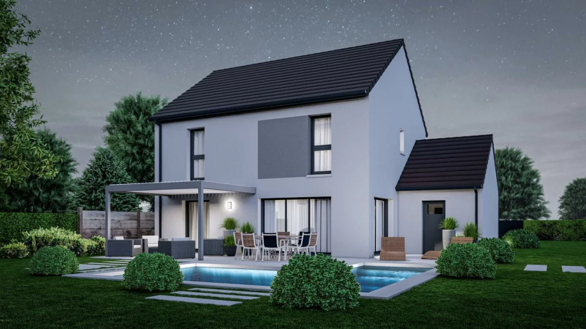 Terrain + maison 126 m² 