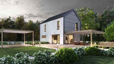 Projet de construction d'une maison bois de 90 m² avec terrain à TRIGNAC (44)