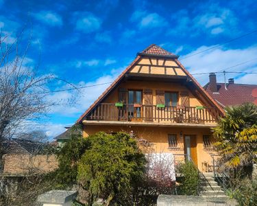 Maison rénovée garage terrasse et jardin à 20mn de Strasbourg