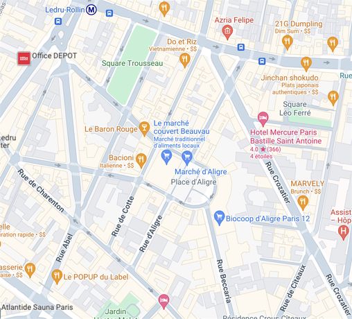 Immobilier professionnel Location Paris 12e Arrondissement  166m² 4700€