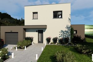 Projet de construction d'une maison 127.16 m² avec terra...