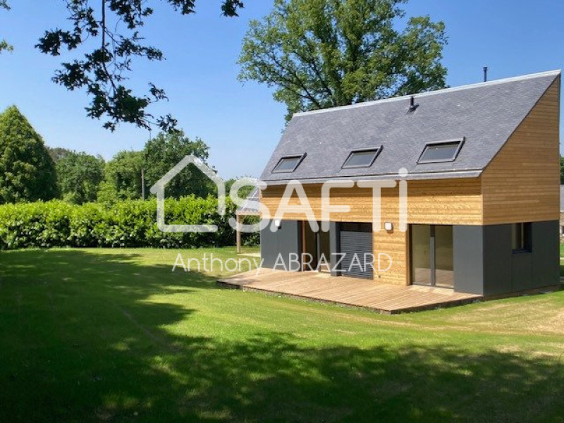 BELLE MAISON NEUVE PASSIVE EN BOIS ACHEVEMENT 2023.