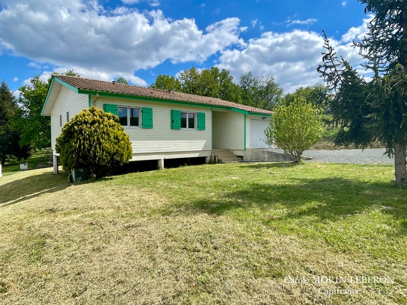 Maison 80 m², 3 chambres, garage et terrain