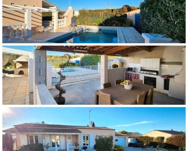 Villa/piscine/terrain 1000m2