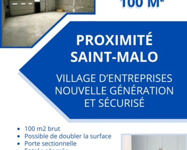 Location entrepôt 100M2 Saint Malo La gouesnière