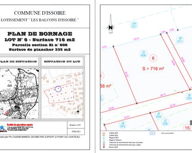 Vente terrain issoire 716m2