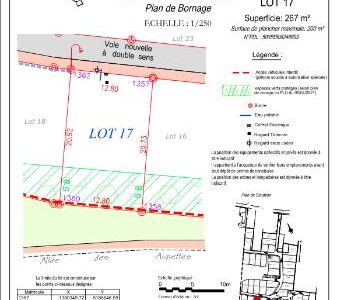 Terrain 267 m² MARENNES 