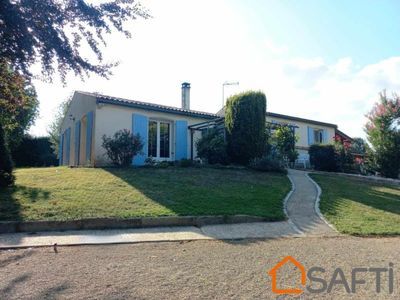 MAISON SUR SOUS-SOL ET SA PISCINE - CADRE VERDOYANT