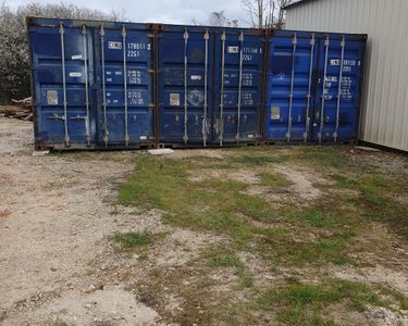 Container box garage