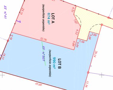Terrain 674m2 Paron lotissement du ru couvert