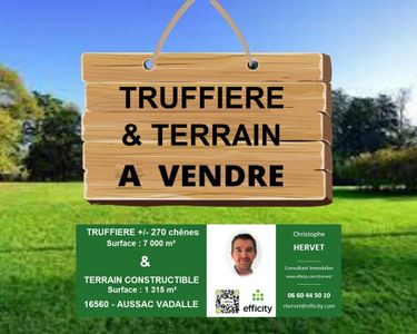 Terrain 8 656 m² Aussac Vadalle