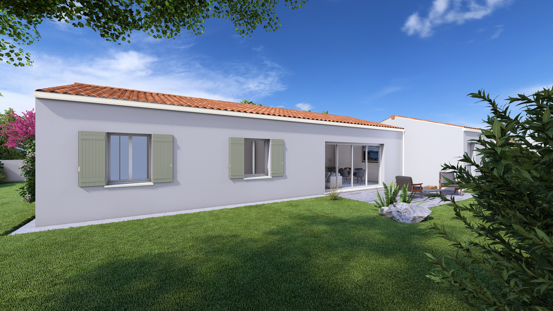 EXCLUSIVITE LE CHAY (SAUJON) TERRAIN 497 m2 + CONSTRUCTION D