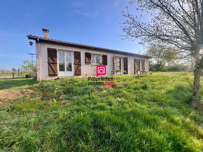 Maison de plain-pied, 3 chambres, jardin