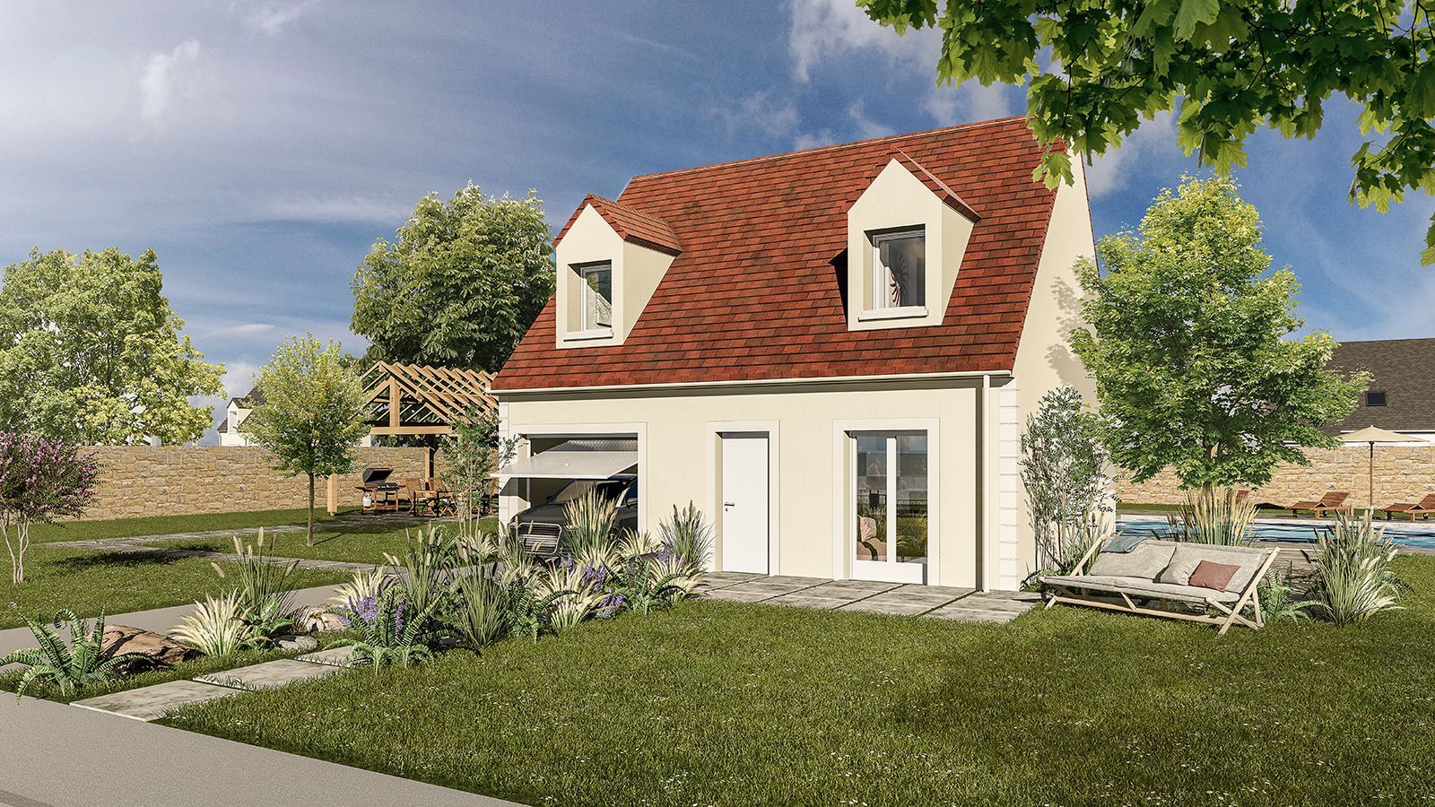 Vente Maison neuve 81 m² à La Croix-en-Brie 244 594 €