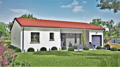 Projet de construction d'une maison 93 m² avec terrain à NEGREPELISSE (82) au prix de 211500€. 