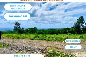 TERRAIN DANS LOTISSEMENT BEAUSEJOUR STE MARIE 