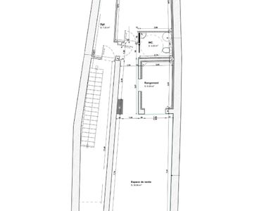 Local commercial rénové 62m² centre-ville Fontenay-le-Comte