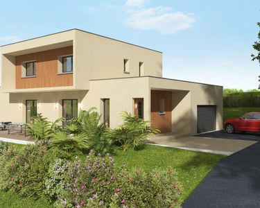 Terrain + projet de maison 4 chambres avec vue Saône
