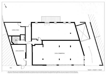 Commerce 1 pièce 150 m²