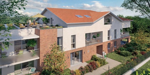 Appt T4 L'UNION - 4 pièce(s) Attique - 102m2 terrasse 57m²