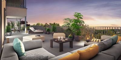 Dpt Seine et Marne (77), à vendre BUSSY SAINT GEORGES appartement T4 de 87,68 m² - Terrasse 49m2