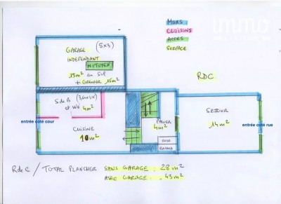 Maison 3 pièces 60 m²