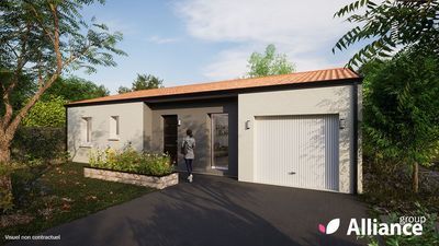 Projet de construction d'une maison neuve de 88.04 m² avec terrain à SAINT-BREVIN-LES-PINS (44) 