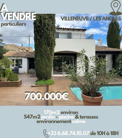 Vends maison individuelle Villeneuve les Avignon