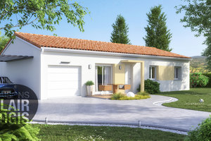 Villa de plain-pied de 3 chambres avec garage