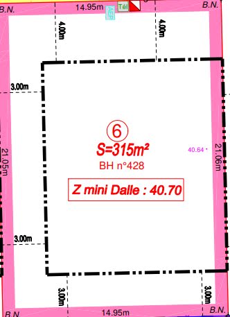 Terrain Vente Belin-Béliet  315m² 141000€