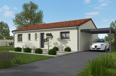 Projet de construction d'une maison 92 m² avec terrain à MAUZAC (31) au prix de 203400€.