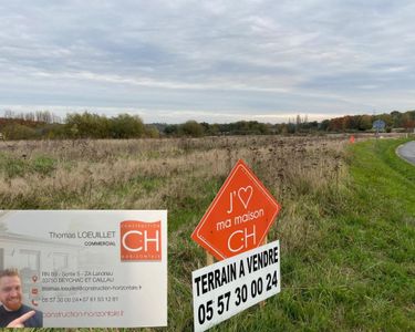 Terrain 800 m² Tizac De Curton 