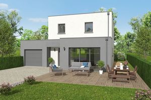 Projet de construction d'une maison 98 m² avec terrain à...