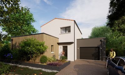 Projet de construction d'une maison neuve de 119.55 m² avec terrain à LES HERBIERS (85) 