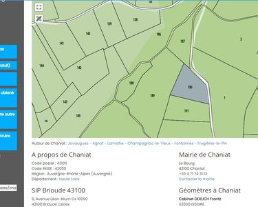 Terrain Agricole Boisée 43100 Chaniat