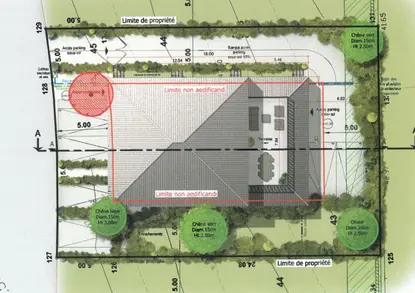 Bâtiment indépendant de 500 m2 parc d'activité DOU FERRAT S