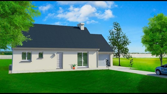 A construire plain-pied T4 70 m²