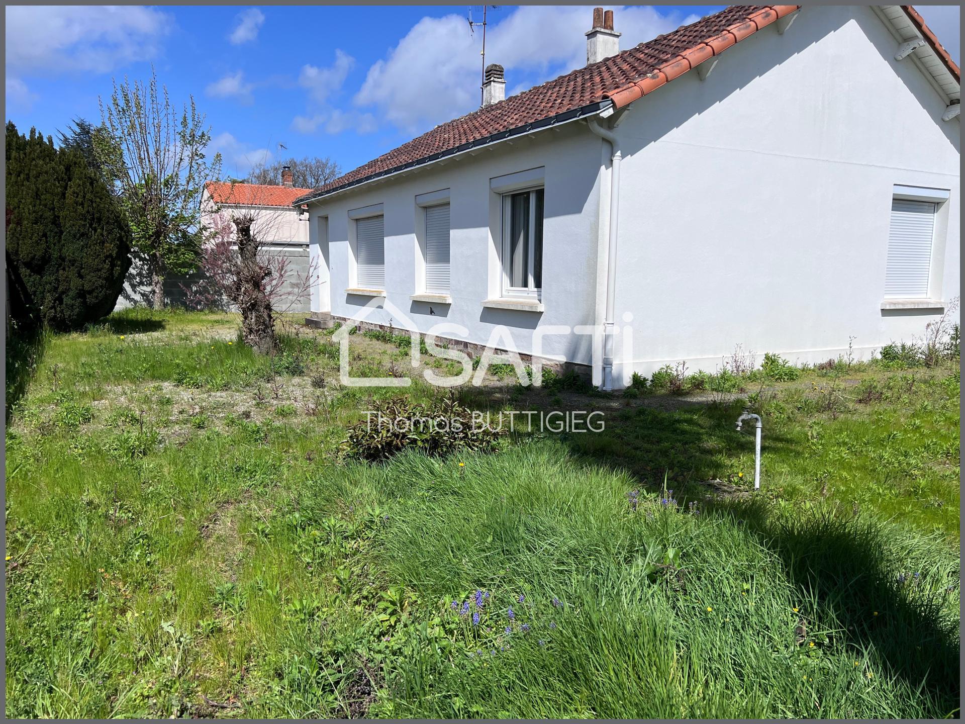 Centre bourg, 3 chambres et jardin.