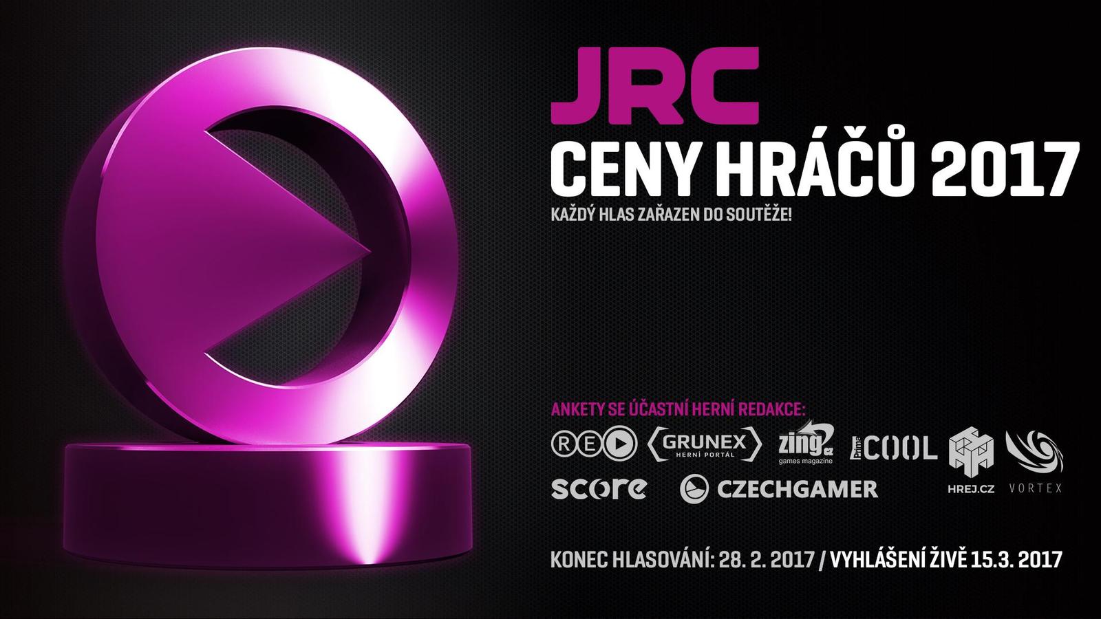 Hlasujte v anketě JRC Ceny hráčů 2017