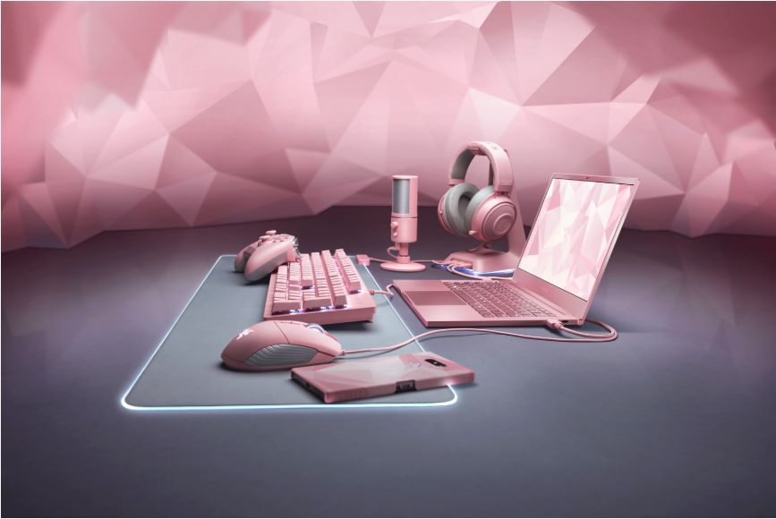 Razer představil speciální Quartz Pink verzi svého vybavení a příslušenství