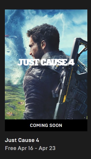 Just Cause 4 bude příští týden zdarma